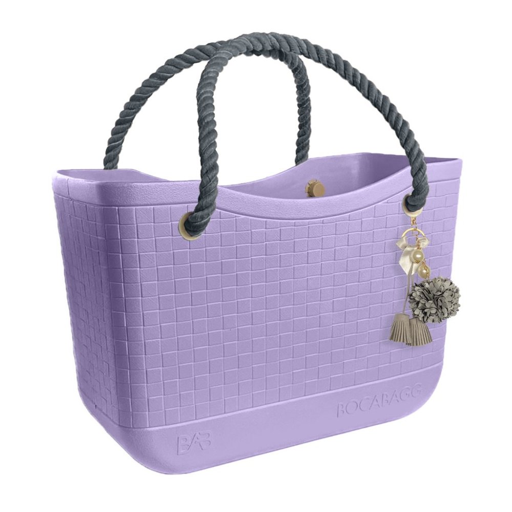 BocaBagg (LIlac) Large EVA Tote Bag-Like Bogg Bag
